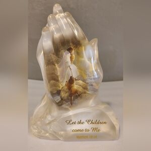 Praying Hands Cast Resin Collectible